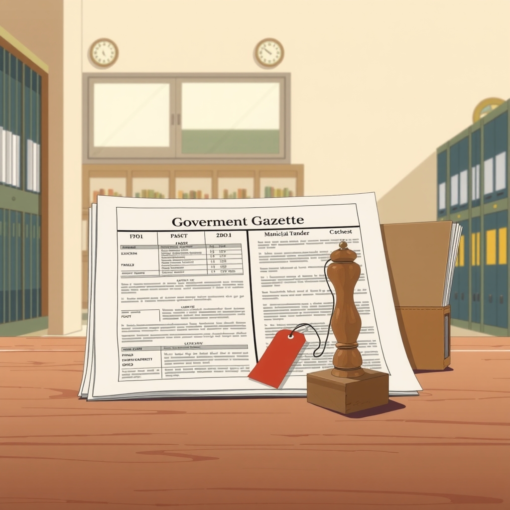 a public-record document verification process